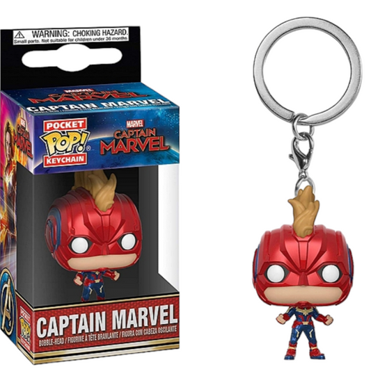 Captain Marvel  Funko Pop Keychain